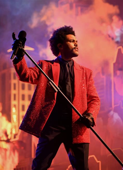 the weeknd red suit - The Weeknd red givenchy.